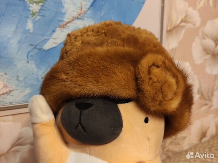 Меховая шапка мягкая