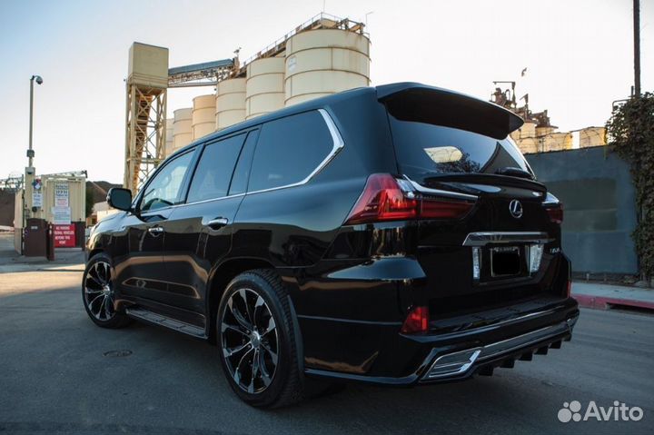 Спойлер черный Wald Lexus LX570, 450D TY20X1