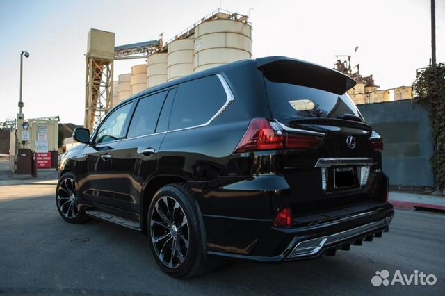 Спойлер черный Wald Lexus LX570, 450D TY20X1