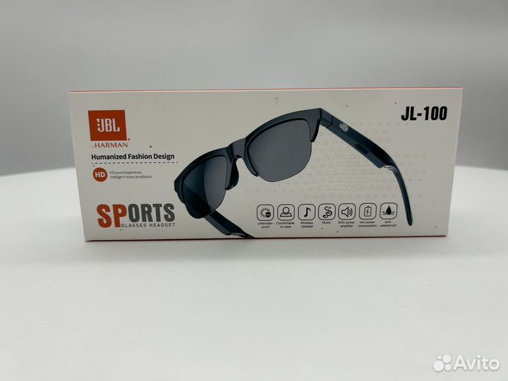 Очки наушники JBL солнцезащитные jl-100