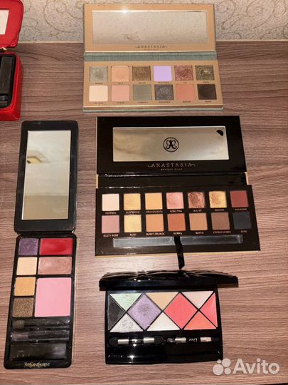 Палетки Dior, YSL, Natasha Denona, ABH