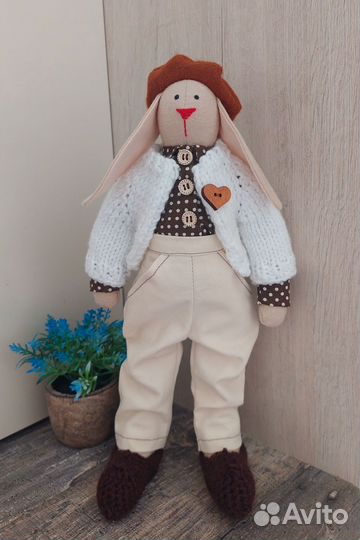 Игрушка зайка тильда