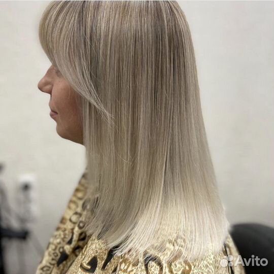 Окрашивание волос airtouch,тотал блонд