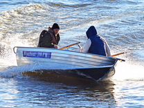 Новая моторная лодка Wyatboat 390Р алюминиевая