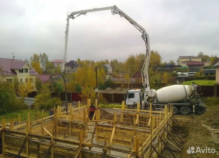 Бетон напрямую от завода. Доставка бетона миксером