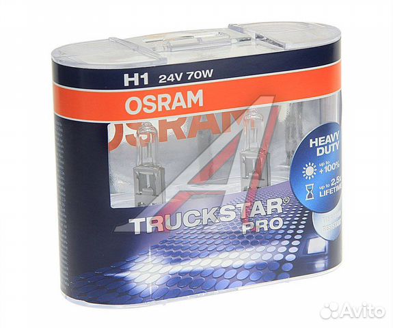 Лампочки H1 24V 70W osram