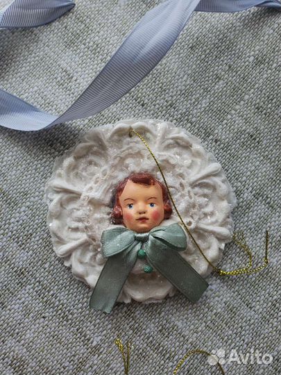 Ватные елочные игрушки.Снегурочка. Винтаж СССР