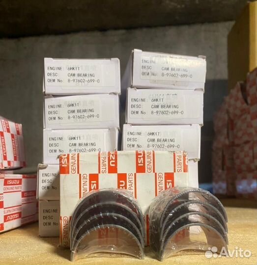 Вкладыш распределительного вала 6HK1