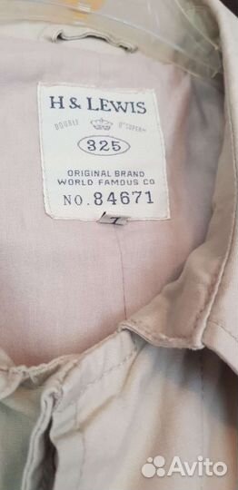 Плащ тренч H & lewis,мужской