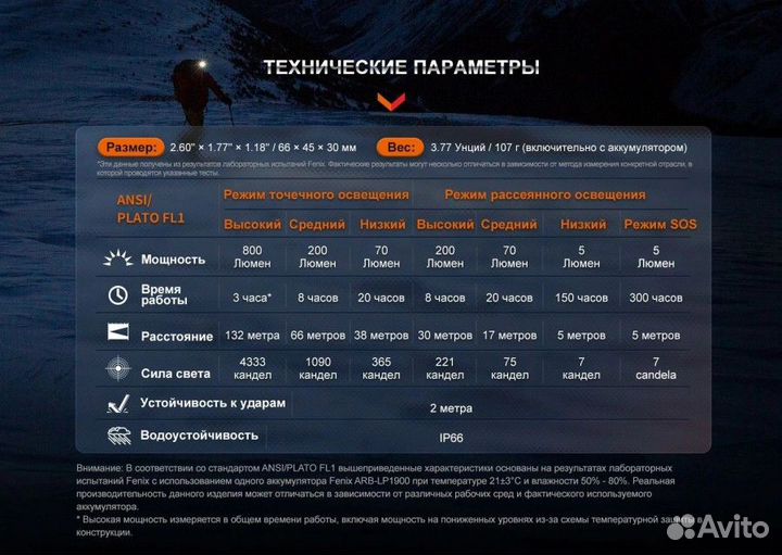 Налобный фонарь Fenix HL32R-T 800 люмен