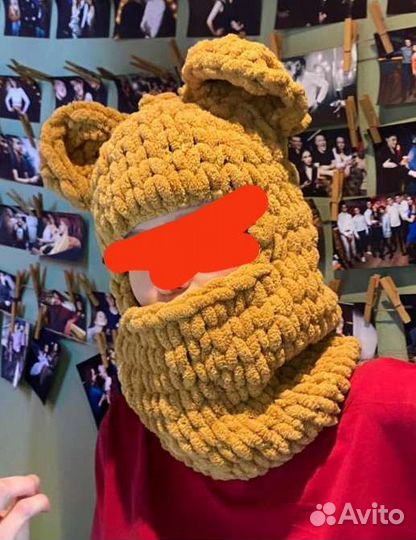 Балаклава вязаная ручная работа