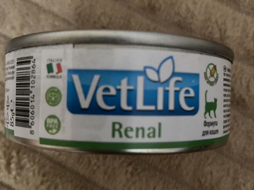 Корм для кошек Farmina Vet Life ренал 85г