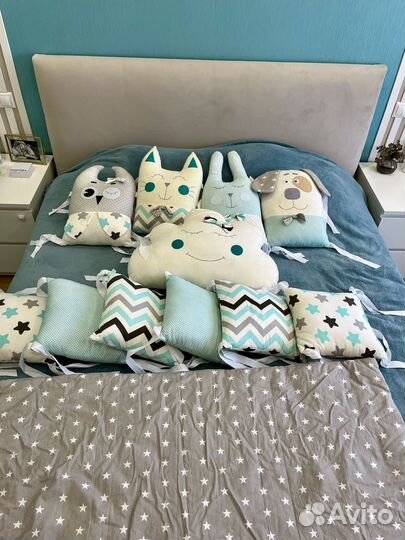 Бортики в детскую кроватку