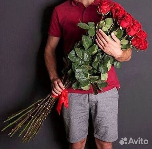 Высокие розы Гигантские розы Доставка цветов