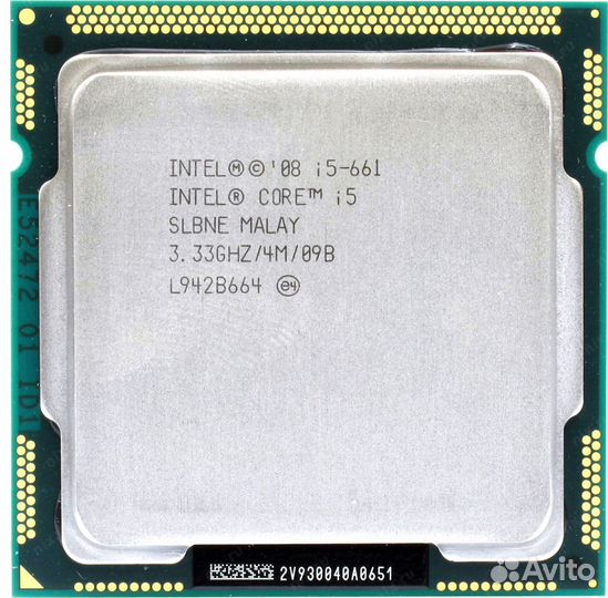 Intel Core i5-661 3.33 GHz 2core svga 87W LGA1156