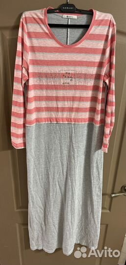 Платье закрытое в пол L