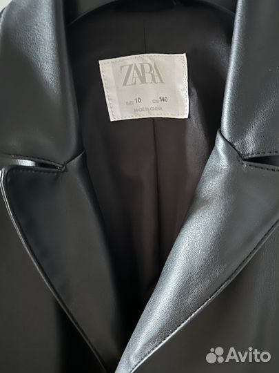 Кожаный пиджак Zara детский