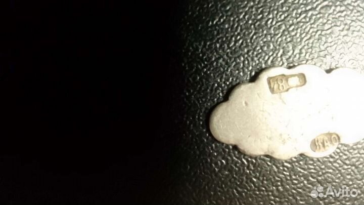 Старинный крест серебро 84