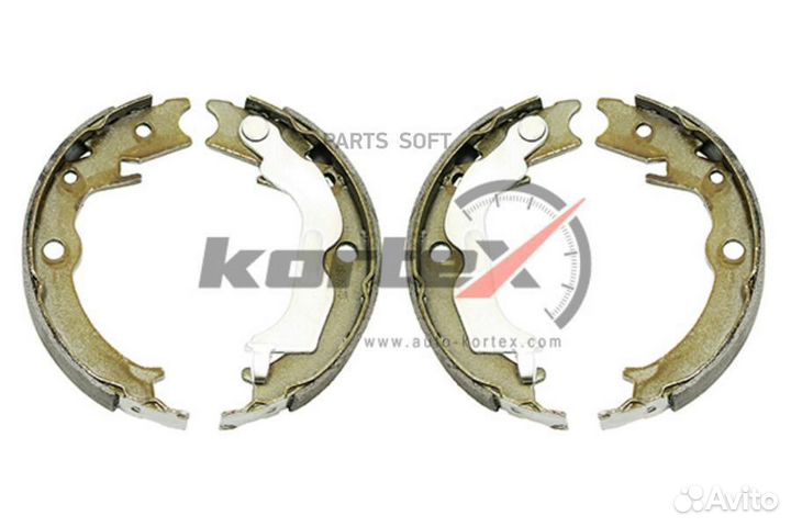 Kortex KS036STD Колодки баpабанные chevrolet lacetti 05- (170x26) к-т(pучника) KS036STD