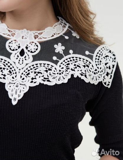 Воротничок кружевной женский