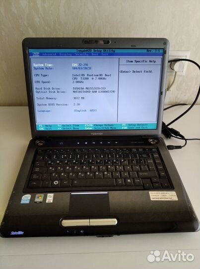 Ноутбук Toshiba Satellite A300