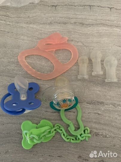 Соски пустышки прорезыватели