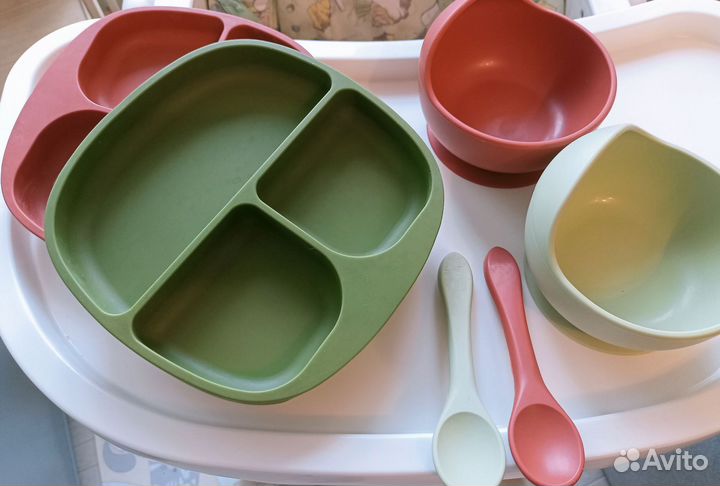 Посуда детская силиконовая