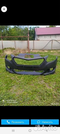 Переднее и задний бампер, левая передняя фара