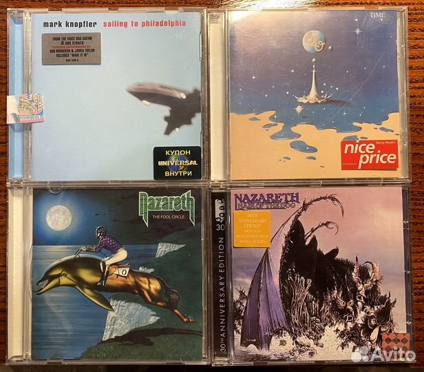 CD фирменные: Nazareth, Mark Knopfler