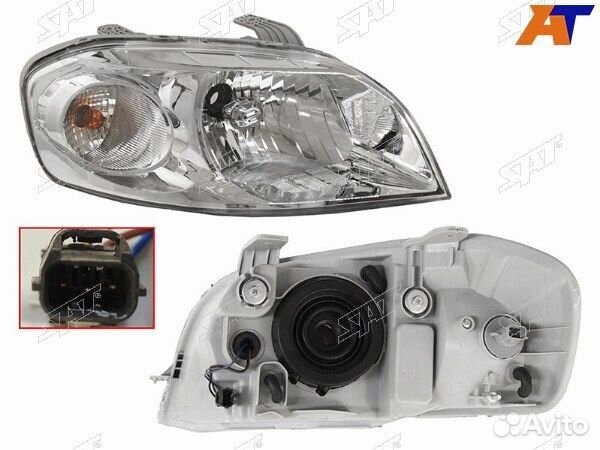 Фара правая chevrolet aveo