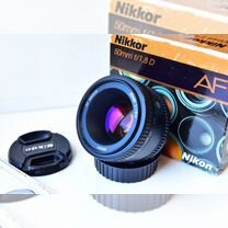 Nikon 50mm f/1:1.8D AF светосильный портреник