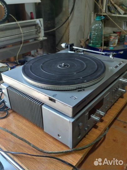 Усилитель,вертушка,колонки