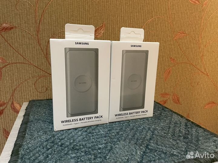 Powerbank Samsung 10000 mAh беспроводная зарядка