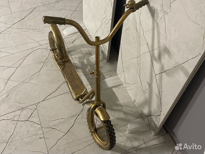 Самокат советский на надувных колесах