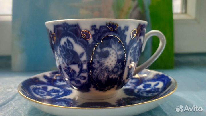 Чашка с блюдцем лфз