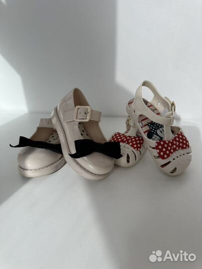 Туфли / босоножки mini melissa + кеды zara