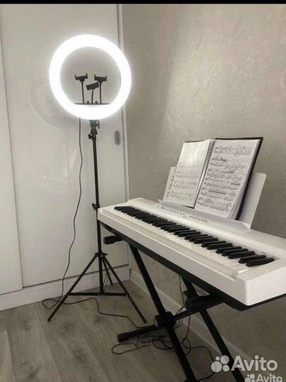 Кольцевая лампа со штативом 45см(магазин )