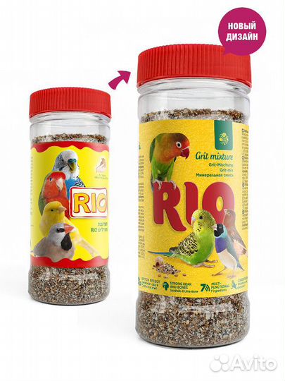 RIO минеральная смесь д/всех видов птиц 520 гр бан