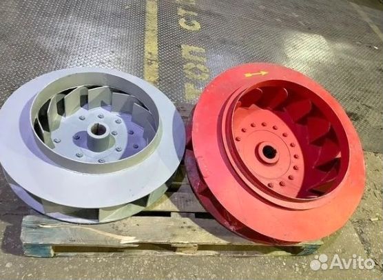 Колесо дымососа для абз, Крыльчатка