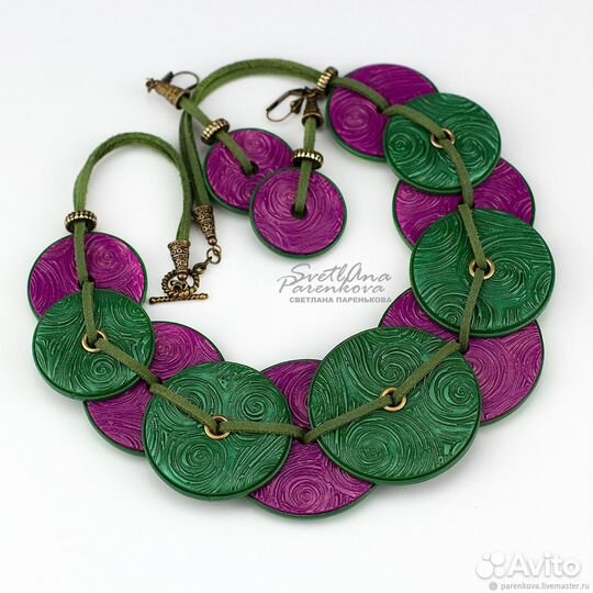 Дизайнерские украшения ручной работы