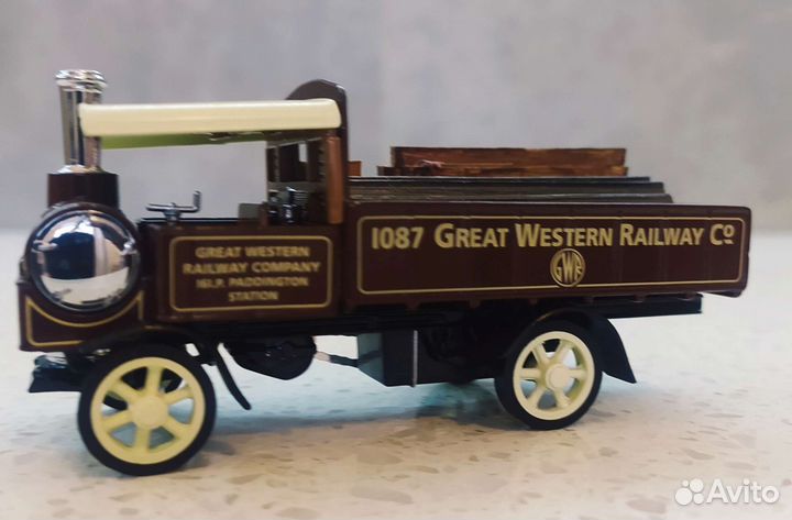 Matchbox модель парового фургона