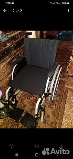 Инвалидная коляска складная бу