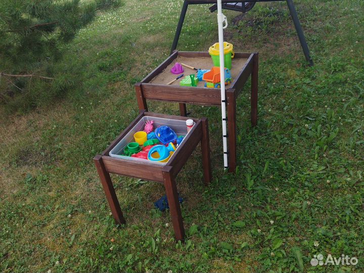 Детская песочница и детский детский бассейн