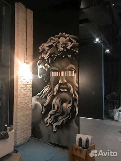 Художественное оформление, роспись стен, граффити