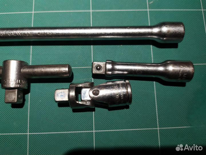 Stahlwille удлинители + вороток 3/8