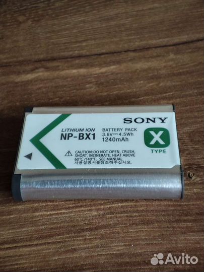 Аккумуляторы Sony для фото и видео камеры