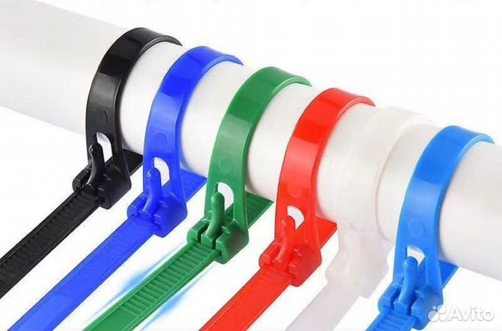 Хомуты-стяжки многоразовые (ok для туризма,120 шт)