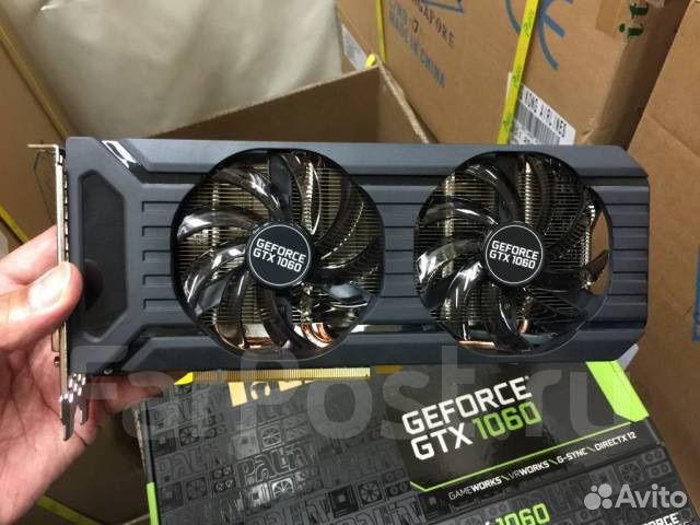 Видеокарта gtx 1060 6gb palit