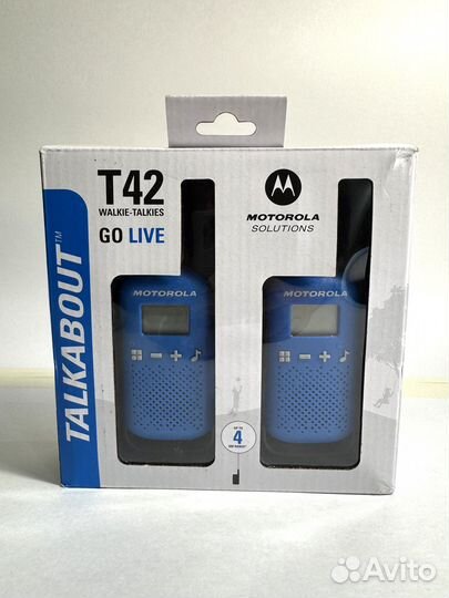 Радиостанций Motorola tolkabout T42 blue