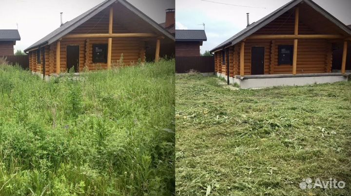 Покос травы Спил деревьев Расчистка участка